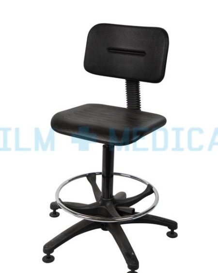 Black Stool with back